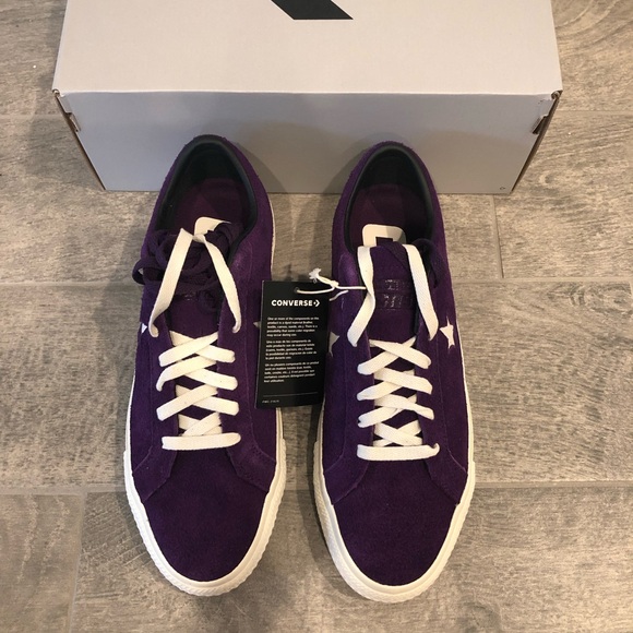 New Converse Cons One Star Pro Suede 'Night Purple' Men’s Shoes Size 10 - Picture 5 of 7